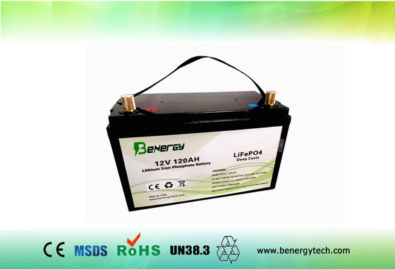 Baterías de litio profundas de la batería IP65 12V 120AH del ciclo rv LiFePO4 para las caravanas